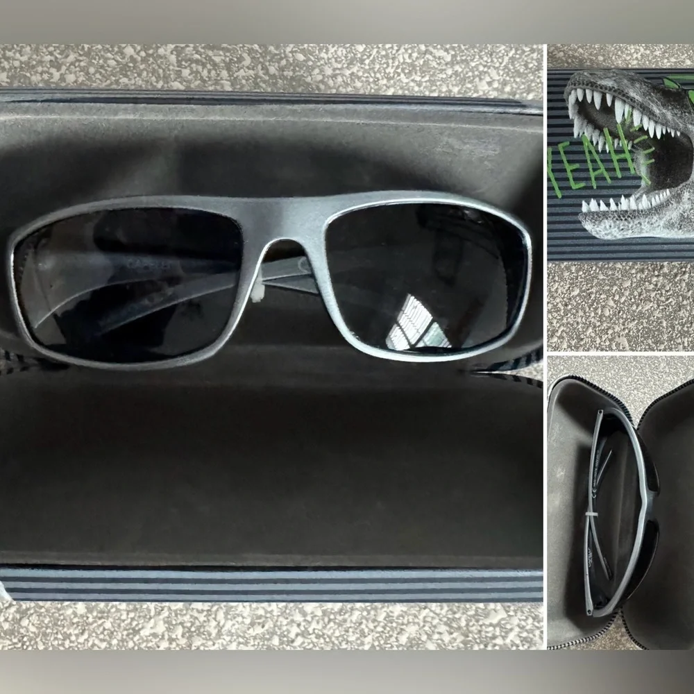 Capelli Boys-Unisex Gray Dark Sunglasses w/ Multicolor Case Never Used OH YEAH‎